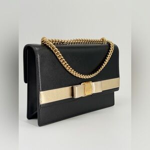 Salvatore Ferragamo Vara Bow Chain Flap Bag